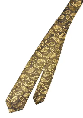 1950s Golden Paisley Vintage Tie