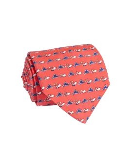 25th Anniv. OG Silk Tie Sailors Red