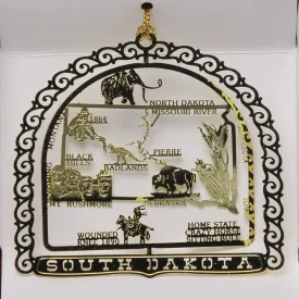 ALL 50 State Collectible Brass Ornaments SET