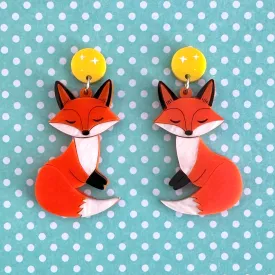 Atomic Fox 🦊 - earrings - Set of 2