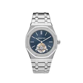 Audemars Piguet Royal Oak 26510ST.OO.1220ST.01 Tourbillon Extra-Thin Steel Blue Dial