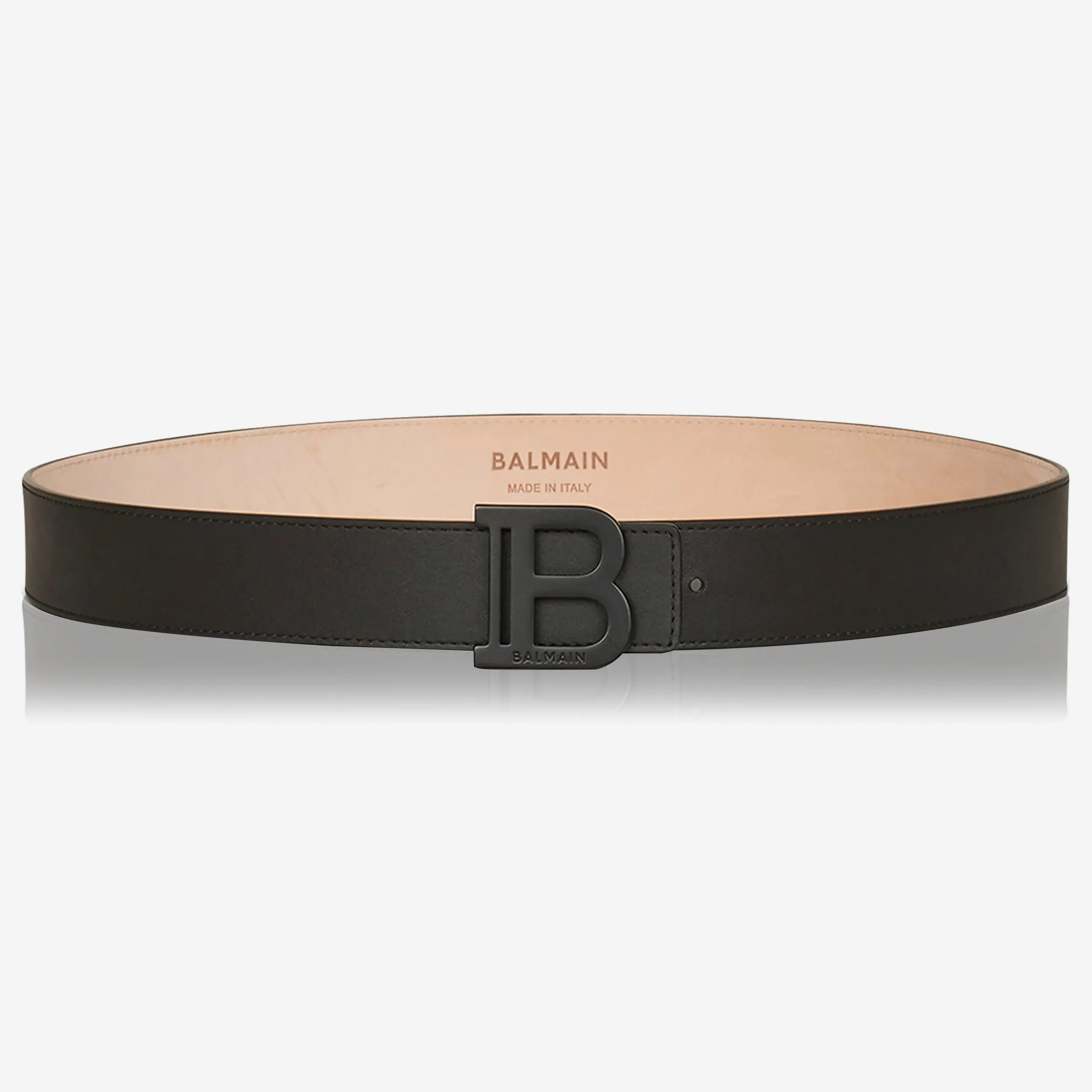 Balmain Smooth Leather B Belt