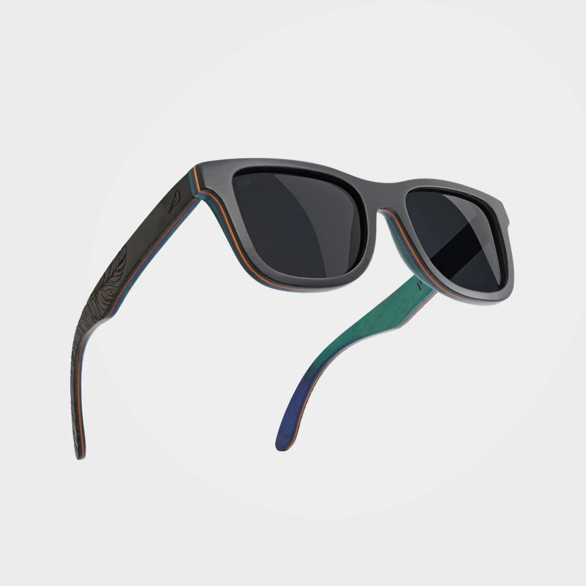 Black Wooden Framed Sunglass, Petrel Black - By Bird Eyewear