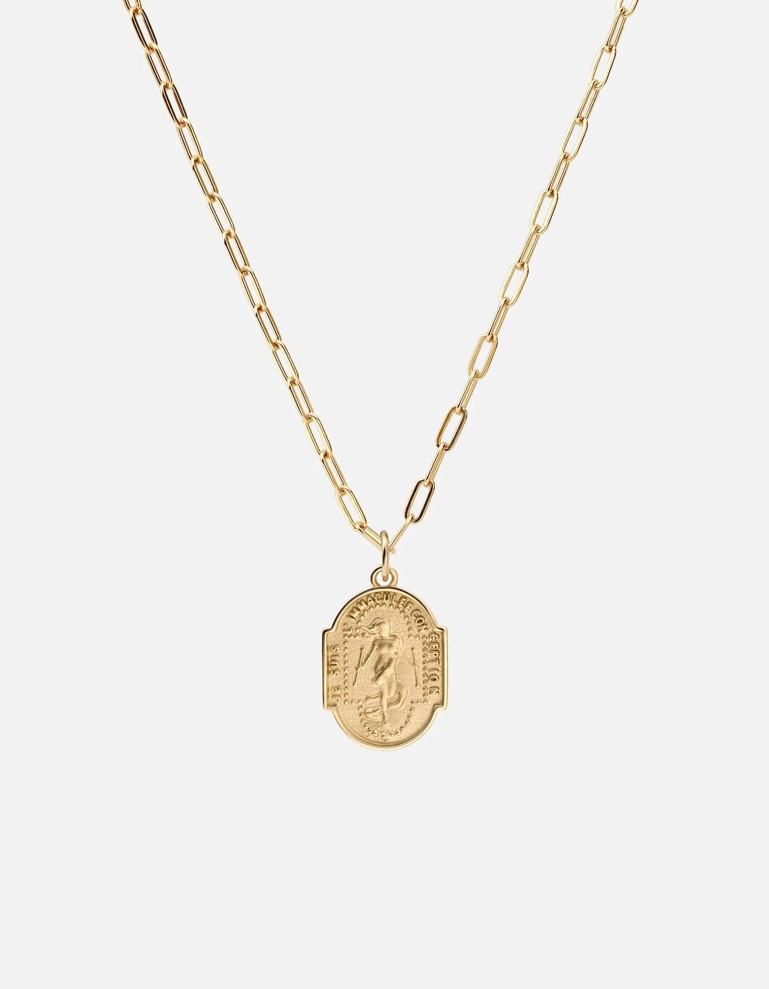 Conception Cable Chain Necklace, Gold Vermeil