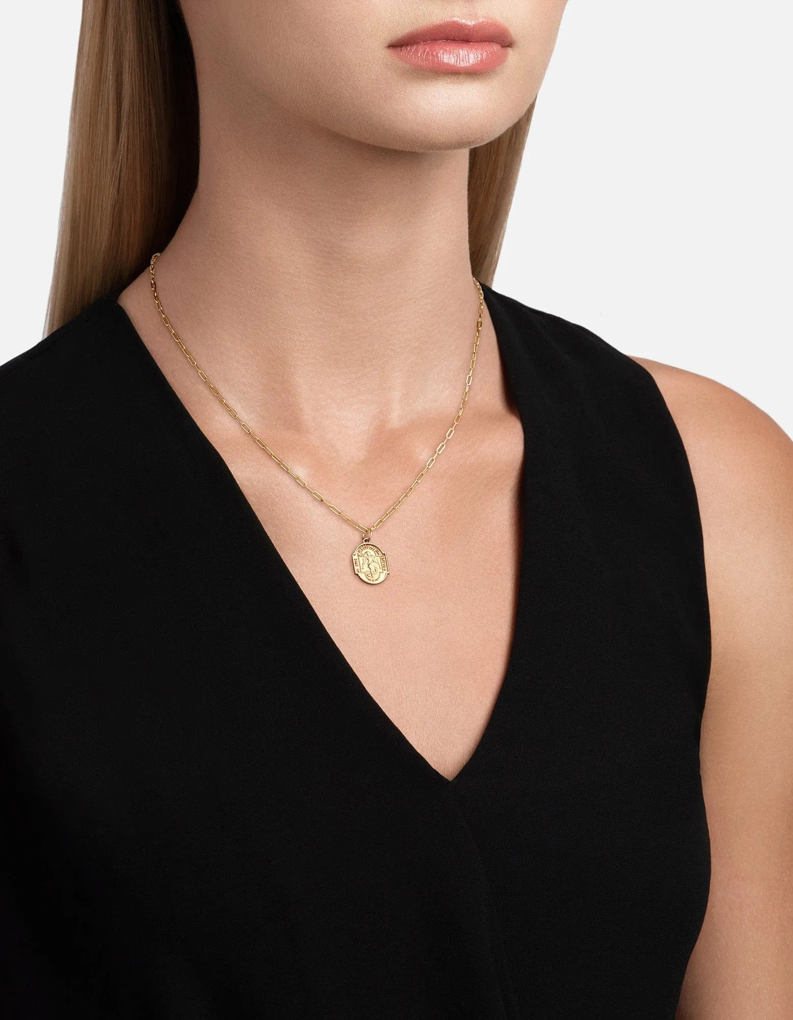 Conception Cable Chain Necklace, Gold Vermeil