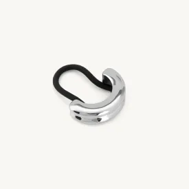 Double Curve Hair Tie | Silver