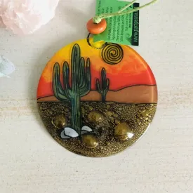 Fair Trade Ornament 107 Desert Cactus