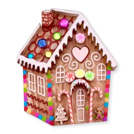 Gingerbread house - Brooch