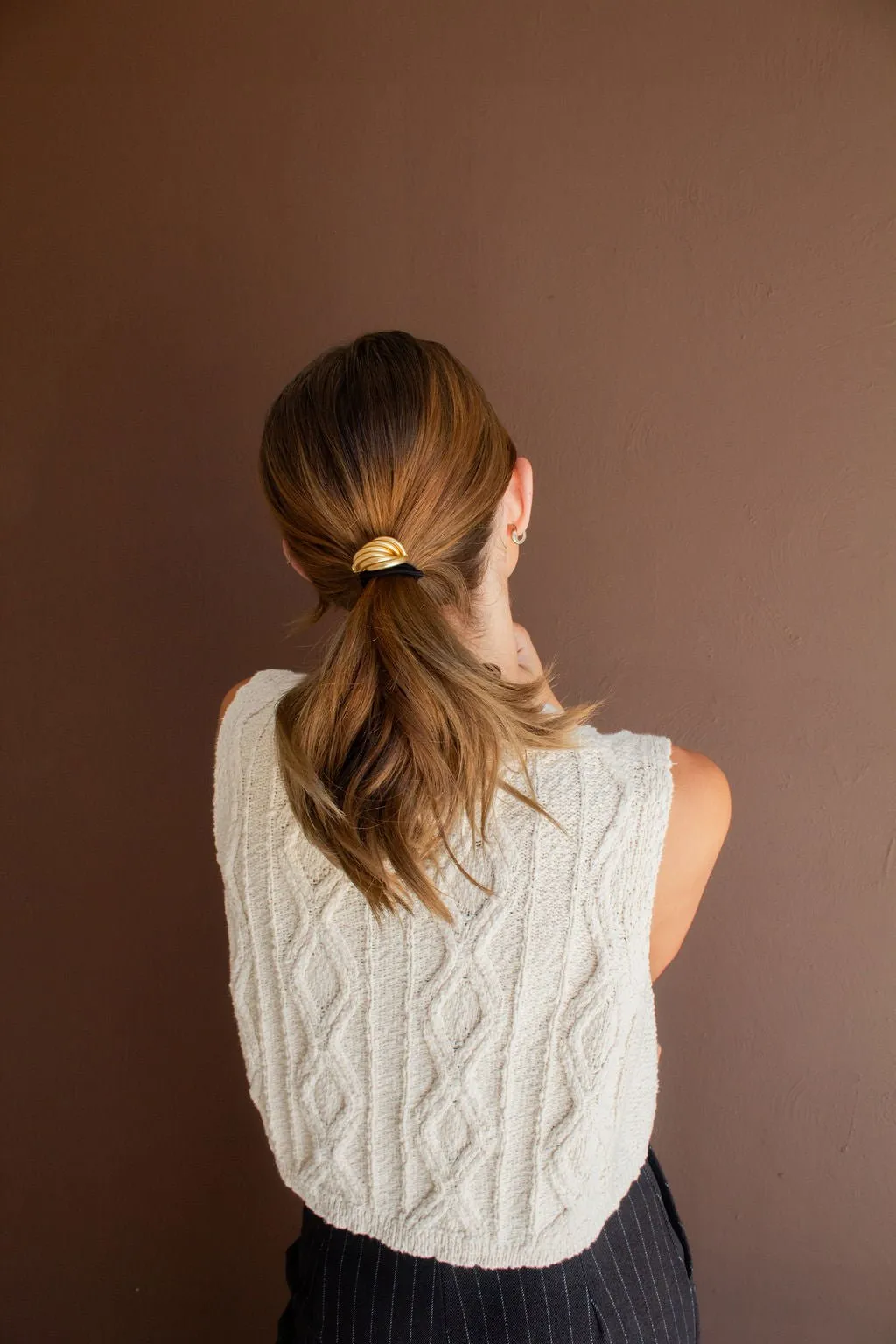 Golden Wire Hair Tie