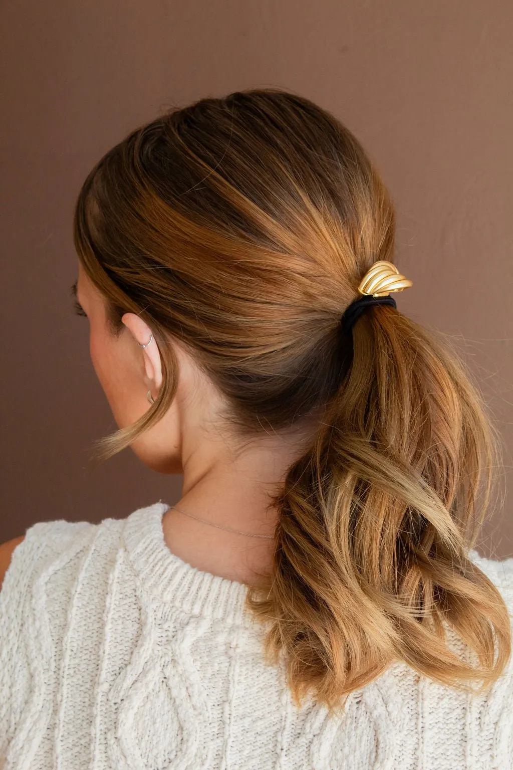 Golden Wire Hair Tie