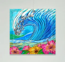 Hibiscus Wave Ornament/Suncatcher