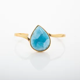 Larimar Vermeil Cuff Aliya