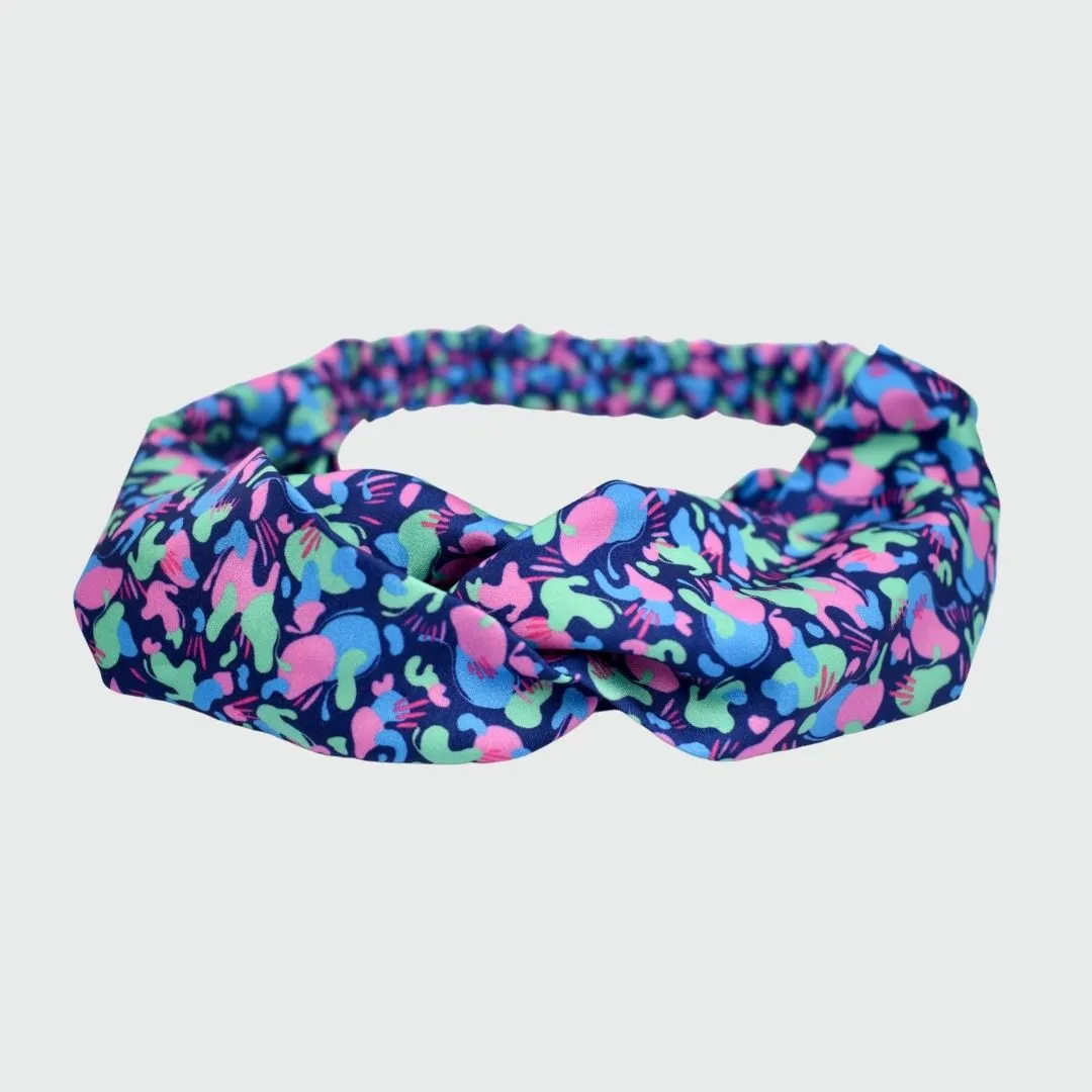 Marmo Twist Knot Headband Bubblegum Blue