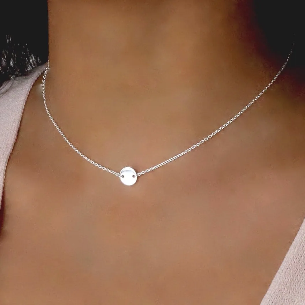 Mod Circle Choker Necklace