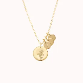 Olivia Personalized Charm Necklace