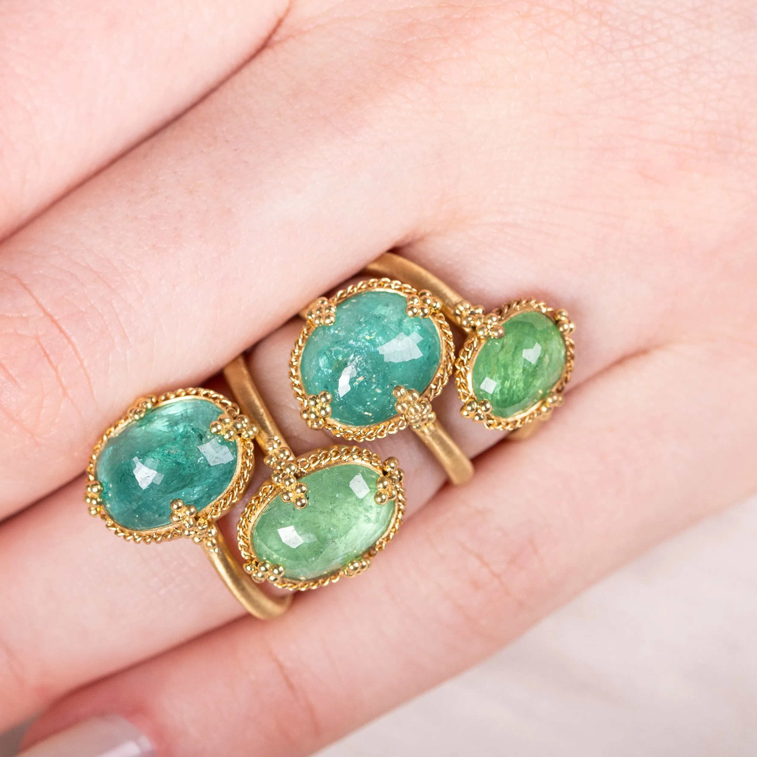 Paraiba Tourmaline Green Ring