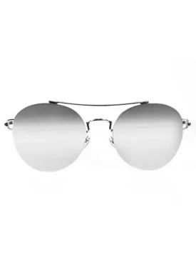 Silver Aviator Sunglasses