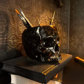 Skull Pen Pot Jawless