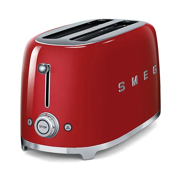 Smeg 4-Slice Toaster - Red