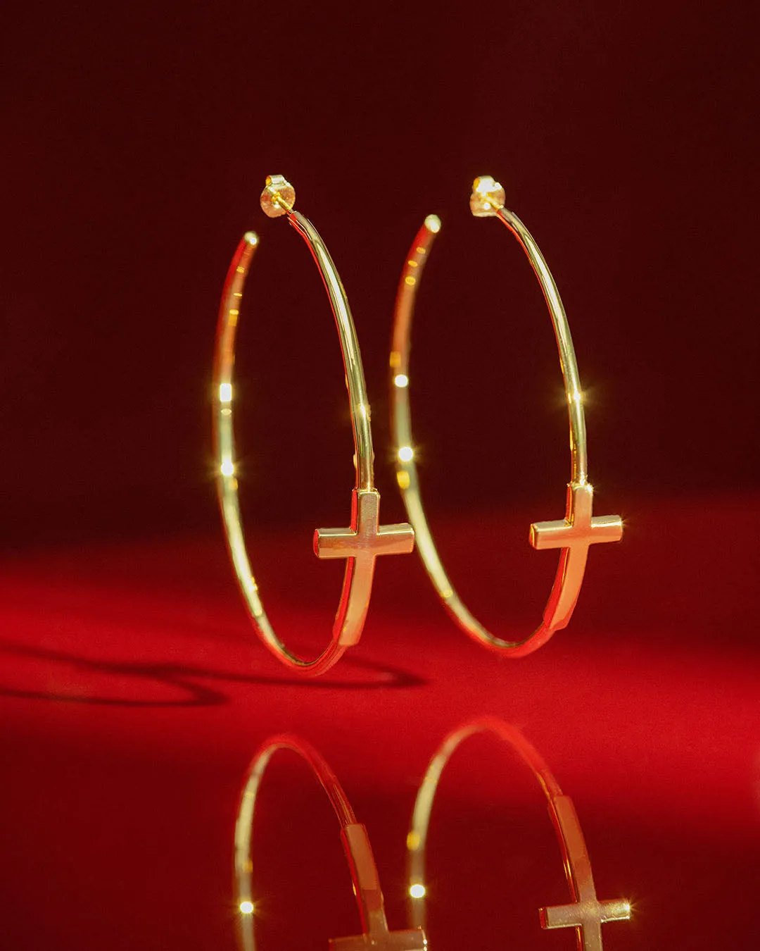 The Holy hoops - gold plated