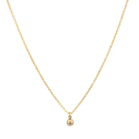 Tiny Gold Drop Necklace